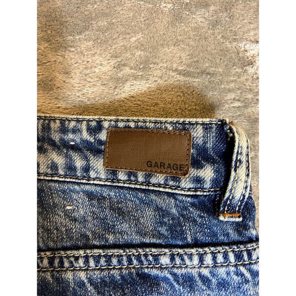 Garage Jeans women’s 0 Retro look Cropped Acid Wash Distressed Casual boyfriend - Picture 5 of 5